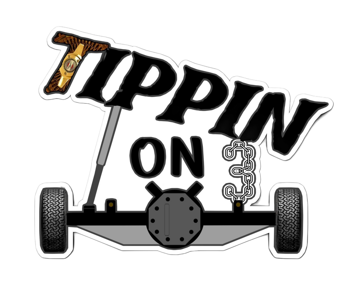 Tippinonthree stickers